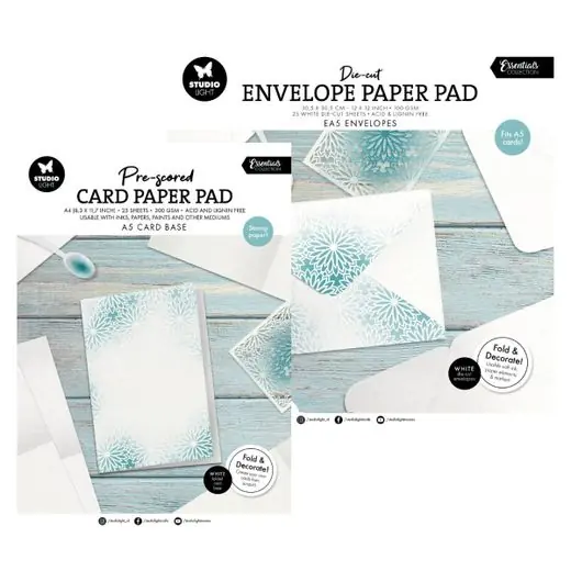Paper pads Cards and envlopes A5 Gratis Verzending