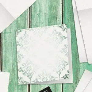 Card paper pad Pre-scored white 13x13 cm cards - Essentials nr. 446 Op = Op