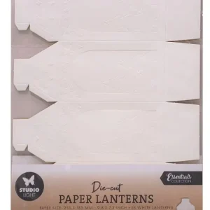 Die-cut paper lanterns Winter trees - Essentials nr. 55 Lage Prijs