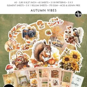 Beste Prijs Mixed paper pad A5 Autumn vibes - Essentials nr. 228